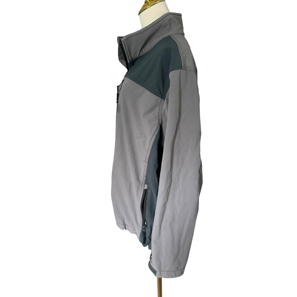 Carhartt Fleece Lined Soft Shell Winter Coat Jacket Gray Colorblock Gorpcore XL - Picture 9 of 16
